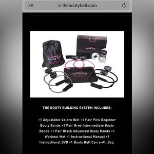 Booty belt kit system! Brand new in box